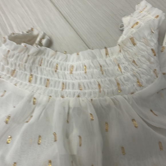 BNWT EXPRESS Sheer w Glitter Top ✨ 💕 - Picture 4 of 5